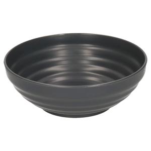 Plasticforte Kommetjes/schaaltjes - Dessert/ontbijt - Kunststof - D13 cm - antraciet