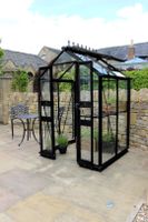 Birdlip 44, zwart gecoat, veiligheidsglas 3mm - Royal well