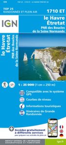 Wandelkaart - Topografische kaart 1710ET Le Havre, Etretat, PNR des Bo