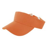 Verkleed zonneklep/sunvisor - voor volwassenen - oranje - supporter/koningsdag