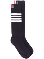 Thom Browne chaussettes mi-mollet à 4 bandes signature - Bleu - thumbnail