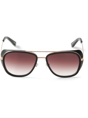 Matsuda lunettes de soleil à monture carrée - Noir