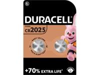 Batterij Duracell CR2025 3V Lithium p/2