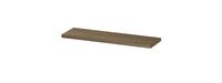 INK wandplank in houtdecor 3,5cm dik variabele maat voor hoek opstelling inclusief blinde bevestiging 60-120x35x3,5cm, zuiver eiken