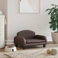 VidaXL Hondenmand 50x40x30 cm kunstleer bruin VidaXL Hondenmand 50x40x30 cm kunstleer bruin