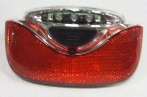 Gazelle innergy achterlicht - rood, transparant, led, 115x65mm, fietsaccu, geschikt voor innergy e-bikes
