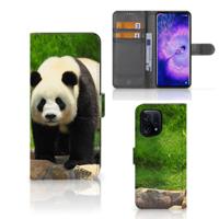 OPPO Find X5 | Telefoonhoesje | Met pasjeshouder | Panda