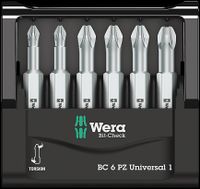 Wera Bit-Check 6 PZ Universal 1, 6 -delig - 1 stuk(s) - 05056471001 - thumbnail