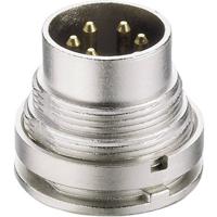 Lumberg SGV 30 DIN-connector Stekker, inbouw verticaal Aantal polen: 3 Zilver 1 stuk(s) - thumbnail