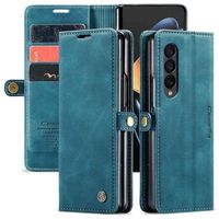 Caseme 013 Series Samsung Galaxy Z Fold4 Portemonnee Hoesje - Blauw - thumbnail