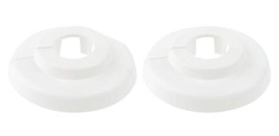 Kirchhoff Afdekplaat PP radiateur, wit, 8 x 10 mm, voor 3/8" (10x) - 988237055