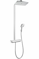 Hansgrohe Raindance Select E 360 Showerpipe Ecostat Select E Ecosmart Chroom - thumbnail