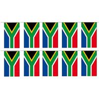 2x slinger zuid-afrika - 400 cm - papier - vlag - landen thema - zuid-afrikaanse vlag 2x slinger zuid-afrika - 400 cm - papier - vlag - landen thema - zuid-afrikaanse vlag
