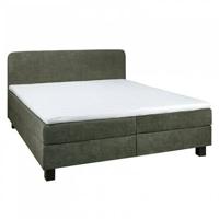 Boxspring Bilbao - Groen - Textiel - 180x102x206cm (BxHxD) - thumbnail