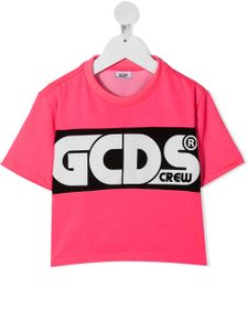 Gcds Kids t-shirt à logo imprimé - Rose