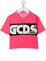 Gcds Kids t-shirt à logo imprimé - Rose