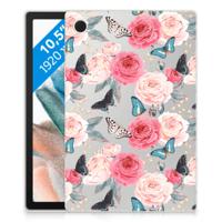 Samsung Galaxy Tab A8 2021/2022 | Siliconen hoesje | Butterfly Roses
