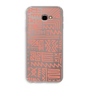 Marrakech Pink: Samsung Galaxy J4 Plus Transparant Hoesje