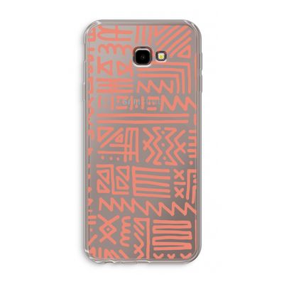 Marrakech Pink: Samsung Galaxy J4 Plus Transparant Hoesje