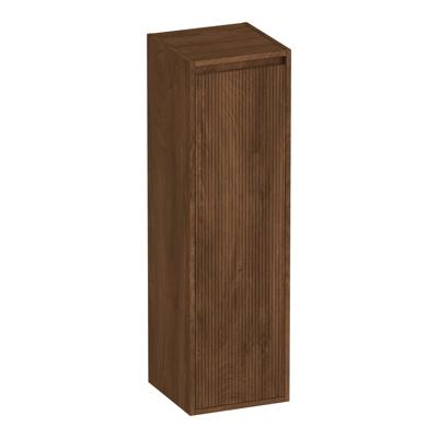Brauer Adore - Wavy - Hoge Kast - 120 cm - 1 Deur - Greeploos - Linksdraaiend - Forest Cacao