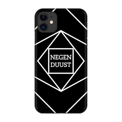 Negenduust geometrisch: Volledig geprint iPhone 11 Hoesje
