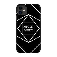 Negenduust geometrisch: Volledig geprint iPhone 11 Hoesje