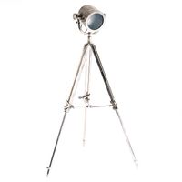 Vloerlamp Prossimo 176 cm Ruw Nickel Industrieel - thumbnail