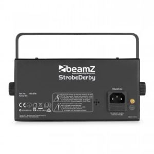 BeamZ StrobeDerby LED discolamp op muziek met stroboscoop en