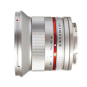 Samyang 12mm f/2.0 NCS CS Fujifilm X-mount zilver