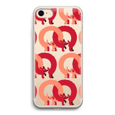 Dogs: iPhone 7 Transparant Hoesje
