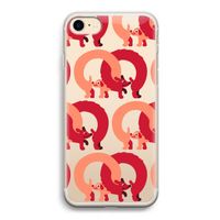 Dogs: iPhone 7 Transparant Hoesje