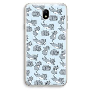 Poezen: Samsung Galaxy J7 (2017) Transparant Hoesje