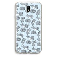 Poezen: Samsung Galaxy J7 (2017) Transparant Hoesje