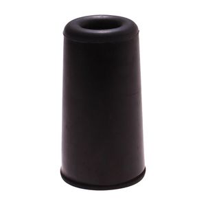Deurbuffer rubber zwart 25mm
