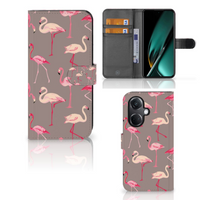 OnePlus Nord CE 3 Telefoonhoesje met Pasjes Flamingo