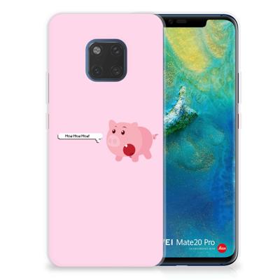 Huawei Mate 20 Pro Telefoonhoesje met Naam Pig Mud Huawei Mate 20 Pro Telefoonhoesje met Naam Pig Mud