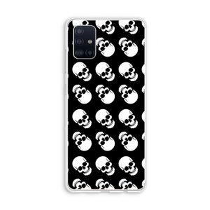 Musketon Skulls: Galaxy A51 4G Transparant Hoesje