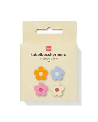 HEMA Kabelbeschermers Bloemen - 4 Stuks