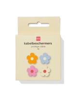HEMA Kabelbeschermers Bloemen - 4 Stuks