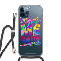 Touch Me: iPhone 13 Pro Max Transparant Hoesje met koord