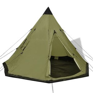 VidaXL Tent 4-persoons groen