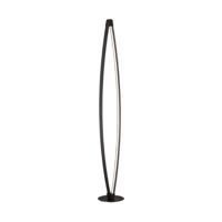 Fischer & Honsel VloerlampFenga zwart - 40503