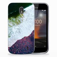 Nokia 1 | TPU Hoesje | Sea in Space
