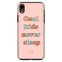Cool Kids Never Sleep: iPhone XR Tough Case