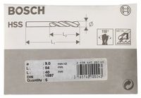 Bosch Accessoires Carrosserieboren HSS-R, DIN 1897 9 x 40 x 84 mm 5st - 2608597257