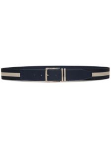 Bally ceinture Curved 40 à rayures - Bleu