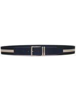 Bally ceinture Curved 40 à rayures - Bleu