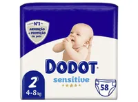 Dodot Sensitive Luiers Maat 2 -58 stuks(4-8kg) - thumbnail