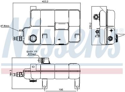Expansietank, koelvloeistof 996260