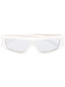 Rick Owens lunettes de soleil à monture rectangulaire - Gris